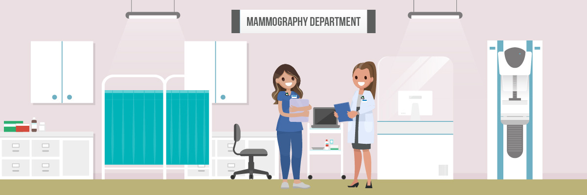 Mammography Department illustration © ASRT
