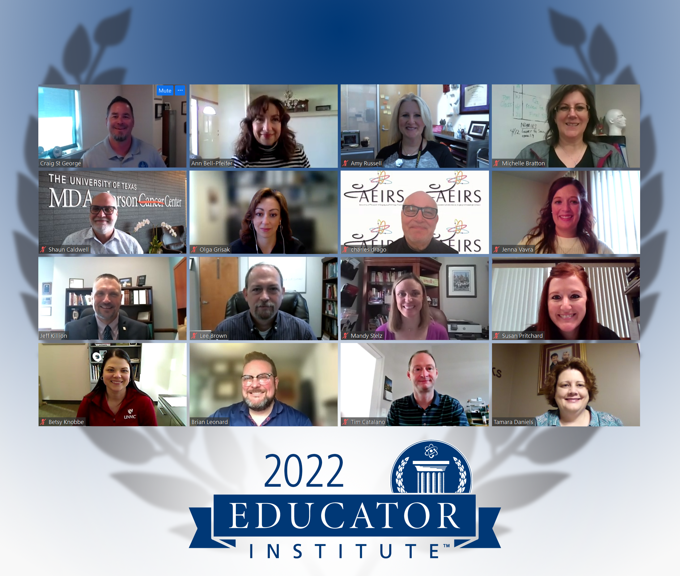 2022 Virtual Educator Institute Class
