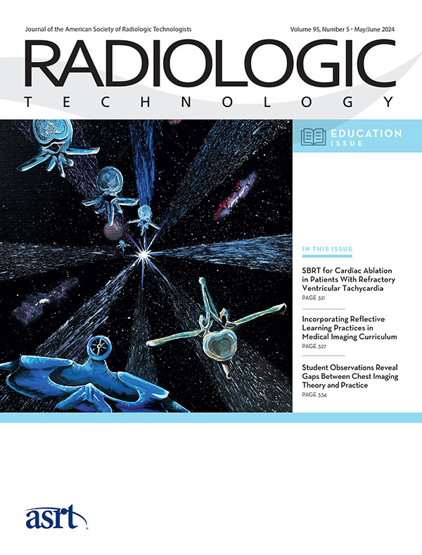 Cover of the November / December 2020 issue of Radiologic Technology