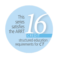 This series satisfies the ARRT 16 credit structured education requirements for CT