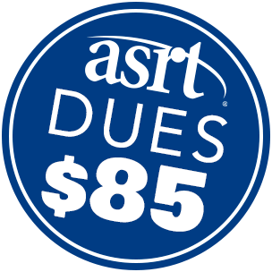 ASRT Dues Sticker