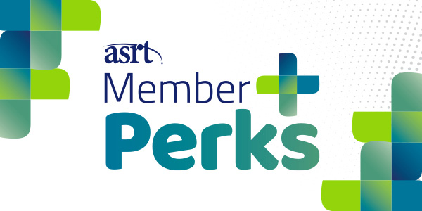 ASRT Member perks logo