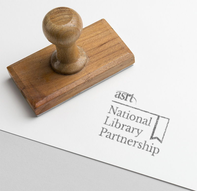 Stamp of National Library Partnership