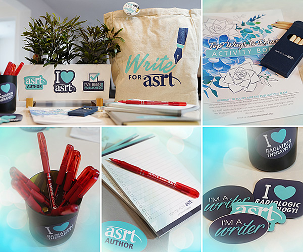Write for ASRT Liasion Swag Bag contents